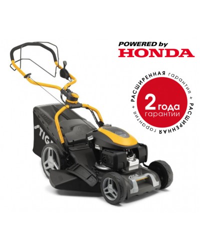 Бензиновая газонокосилка STIGA Combi 753 V (двигатель Honda, вариатор скорости)