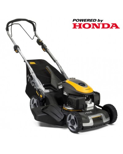 Профессиональная бензиновая газонокосилка STIGA Twinclip 955 V (двигатель HONDA, сдвоенные ножи, вариатор скорости)